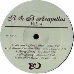 R&B Acappellas - Volume 4 - White