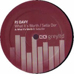 Pj Davy - What It's Worth - Eq Grey 