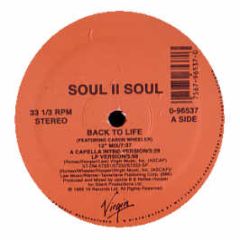 Soul Ii Soul - Back To Life - Virgin