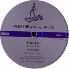 Cajmere - I Need You - Cajual