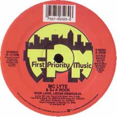 MC Lyte & DJ K Rock - Stop Look Listen - First Priority