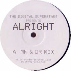 The Digital Superstars - Alright - White