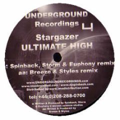 Stargazer - Ultimate High (Remixes) (Clear Vinyl) - Underground Rec.