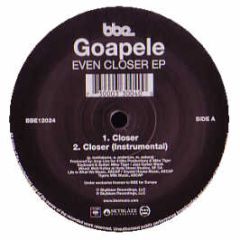 Goapele - Even Closer EP - BBE