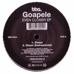 Goapele - Even Closer EP - BBE