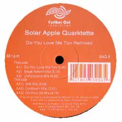 Solar Apple Quartette - Do You Love Me (Remixes) - Further Out