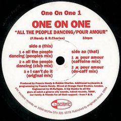 One On One - All The People Dancing - E Soteric