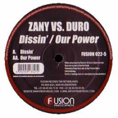 Zany Vs Duro - Dissin' - Fusion