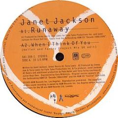 Janet Jackson - Runaway / When I Think Of You (Rmx) - A&M