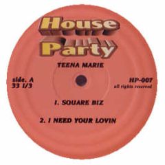 Teena Marie - Behind The Groove / I Need Your Lovin - House Party