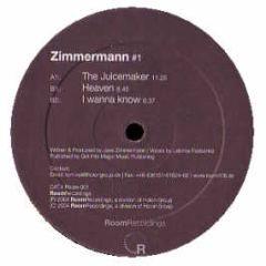 Zimmermann - The Juicemaker EP - Room Recordings