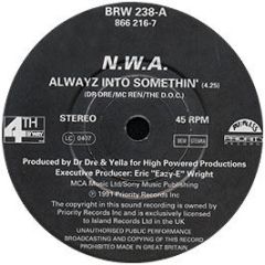 NWA - Always Into Somethinn' - 4th & Broadway