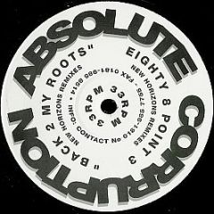 Eighty 8 Point 3 - Back 2 My Roots (New Horizons Remixes) - Absolute Corr.