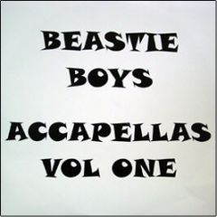 Beastie Boys - Accapellas Vol 1 - Beast V 1