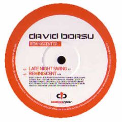 David Borsu - Reminiscent EP - Counter Point