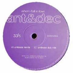 Ant & Dec - When I Fall In Love (Remixes) - Telstar