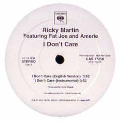 Ricky Martin Ft Amerie & Fat Joe - I Don't Care - Columbia