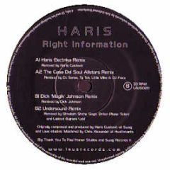 Haris - Right Information (Remixes) - Laus