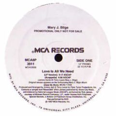 Mary J Blige - Love Is All We Need - MCA