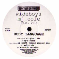 Wideboys & Mj Cole Feat. Vula - Body Language (Original / Speed Garage Remix) - Garage Jams