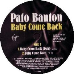 Pato Banton - Baby Come Back - Virgin