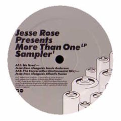 Jesse Rose - More Than One Lp (Sampler One) - Front Room