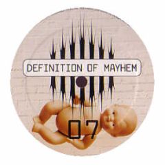 Mayhem Man Vs Greg Notill - Ask Your Mum For Pampers EP - Definition Of Mayhem
