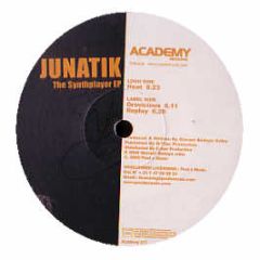 Junatik - The Synthplayer EP - Academy 