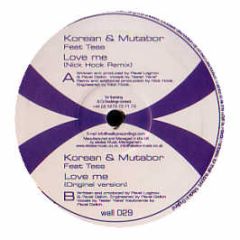 Korean & Mutabor Feat Tess - Love Me - Wallop