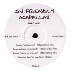 Various Artists - DJ Friendly Acapellas Vol. 1 - White