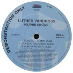 Luther Vandross - Heaven Knows - Epic