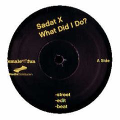 Sadat X - What Did I Do? - Female Fun 16