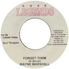 Wayne Marshall - Forget Them - Legends
