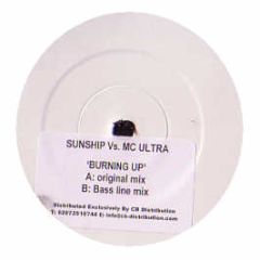 Sunship Vs MC Ultra - Burning Up - White