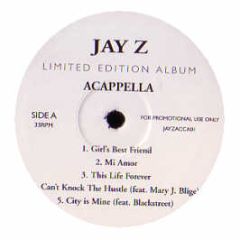 Jay Z  - Ltd Edition Acappella Album - Jayzacca 1