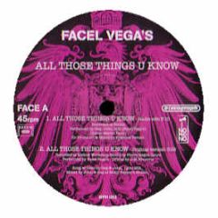 Facel Vega's - All Those Things U Know - No Phono 3