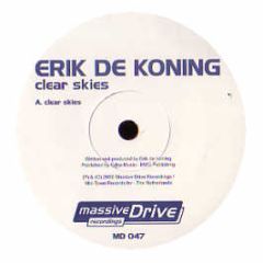 Erik De Koning - Clear Skies - Massive Drive