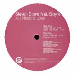 Steven Stone Feat Sibylle - All I Need Is Love - Player Records