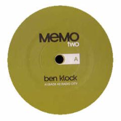 Ben Klock - Back - Memo