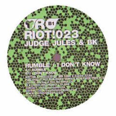 Judge Jules & Bk - Rumble - Riot