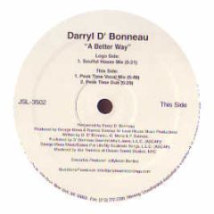 Darryl D'Bonneau - A Better Way - Jellybean Soul