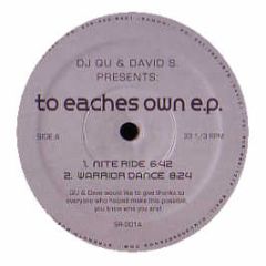 DJ Qu & David S - To Eaches Own EP - Strength Music