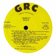 Ripple - Ripple - Grc Records