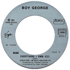 Boy George - Everything I Own - Virgin