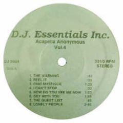 Acappella Anonymous - Volume 4 - DJ Essentials