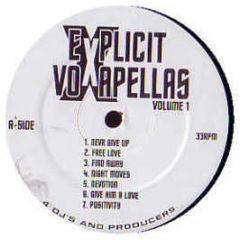 Acappella Album - Explicit Voxapellas Vol.1 - Black