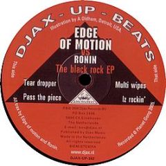 Edge Of Motion Vs. Ronin - The Black Rock EP - Djax