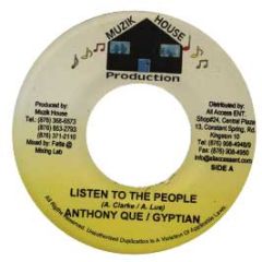 Anthony Que / Gyptian - Listen To The People - Muzik House Production