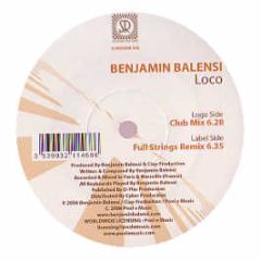 Benjamin Balensi - Loco - Sunshine Records
