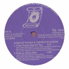 Norman Weeks & The Revelations - Hold On - Sonar Kollektiv